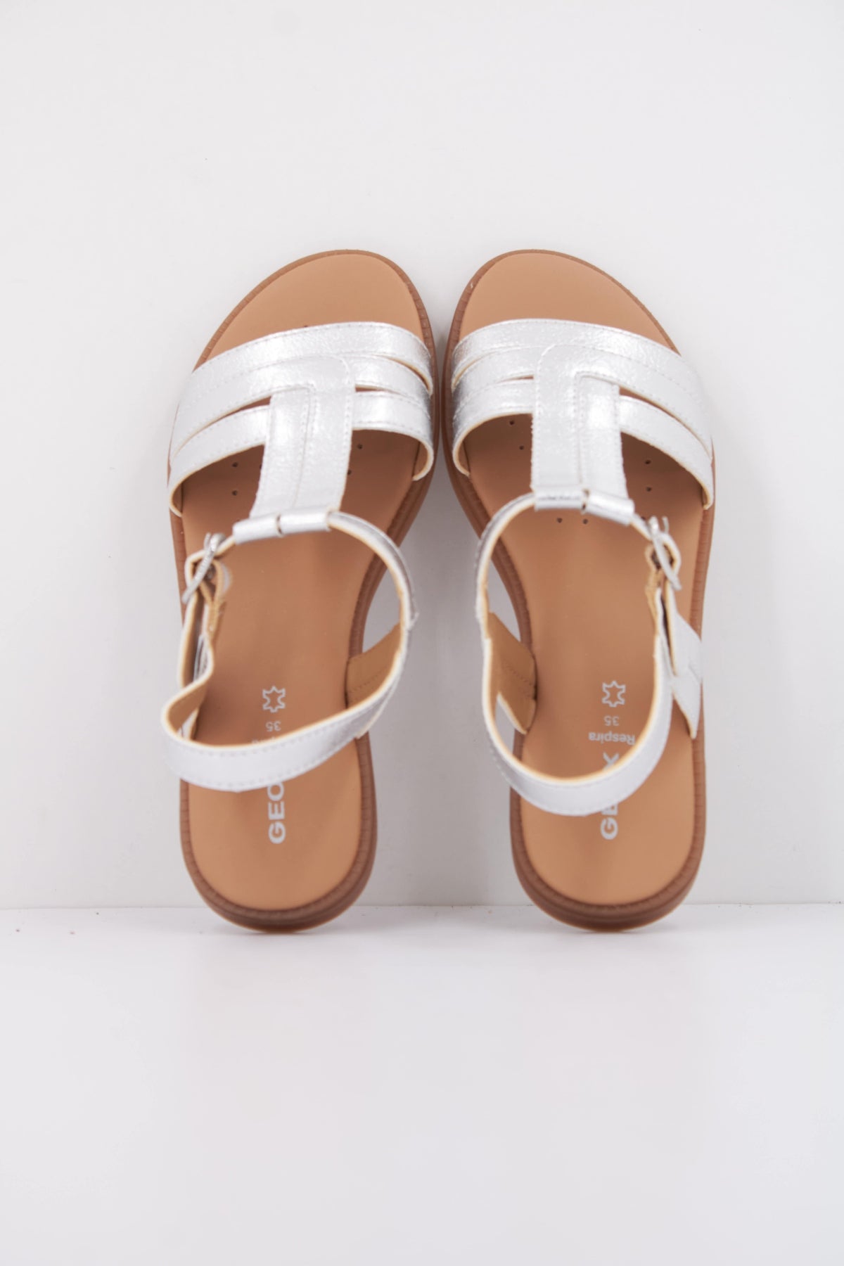 GEOX J SANDAL KARLY en color PLATA (3)