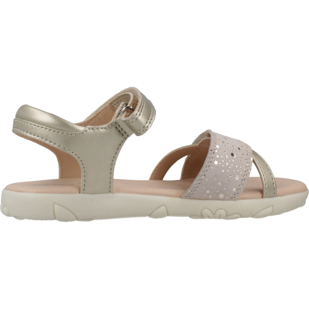 GEOX J SANDAL HAITI en color ORO (4)