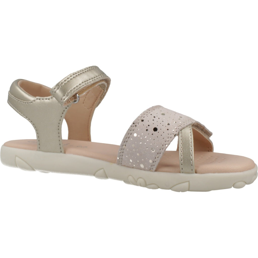 GEOX J SANDAL HAITI en color ORO (5)
