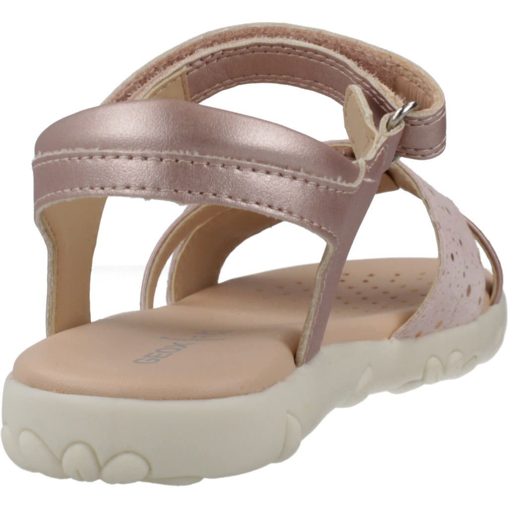 GEOX J SANDAL HAITI en color ROSA (3)