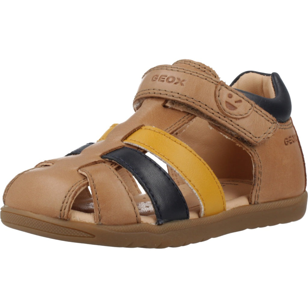 GEOX B SANDAL MACCHIA en color MARRON (1)