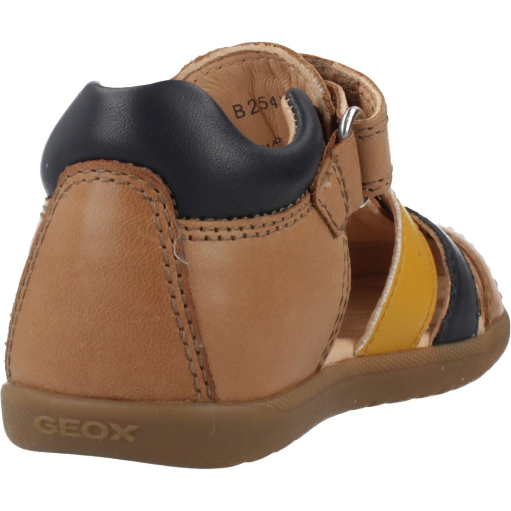 GEOX B SANDAL MACCHIA en color MARRON (3)