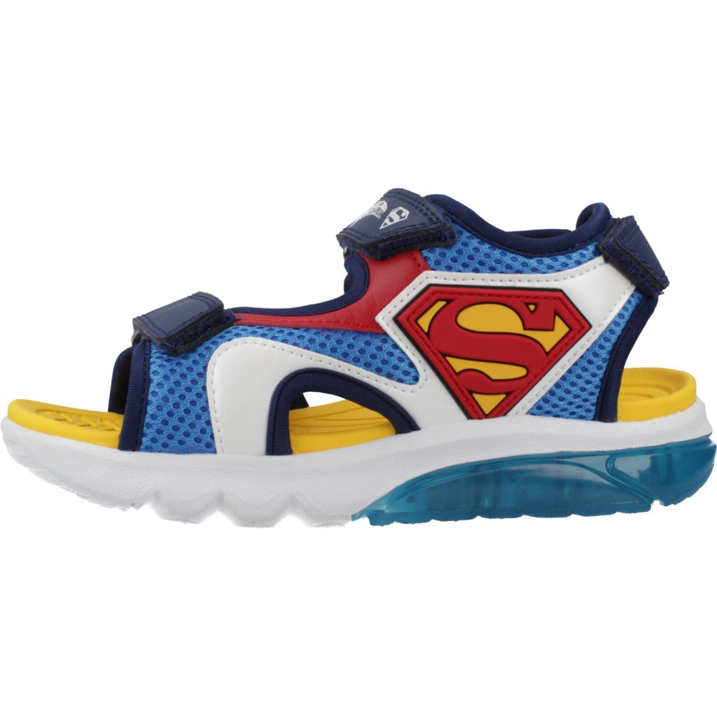 GEOX J SANDAL CIBERDRON B en color AZUL (2)