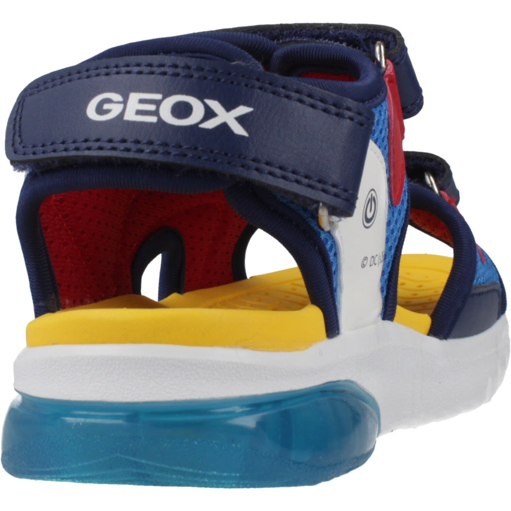 GEOX J SANDAL CIBERDRON B en color AZUL (3)