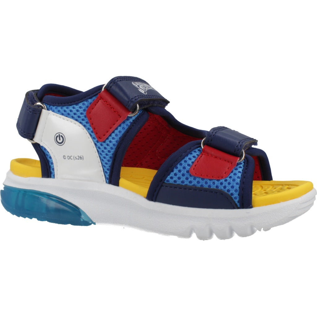 GEOX J SANDAL CIBERDRON B en color AZUL (5)