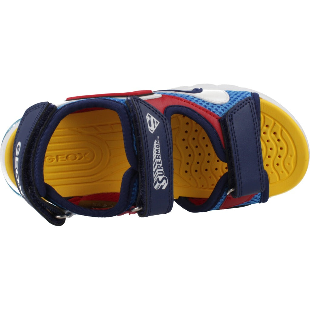GEOX J SANDAL CIBERDRON B en color AZUL (7)