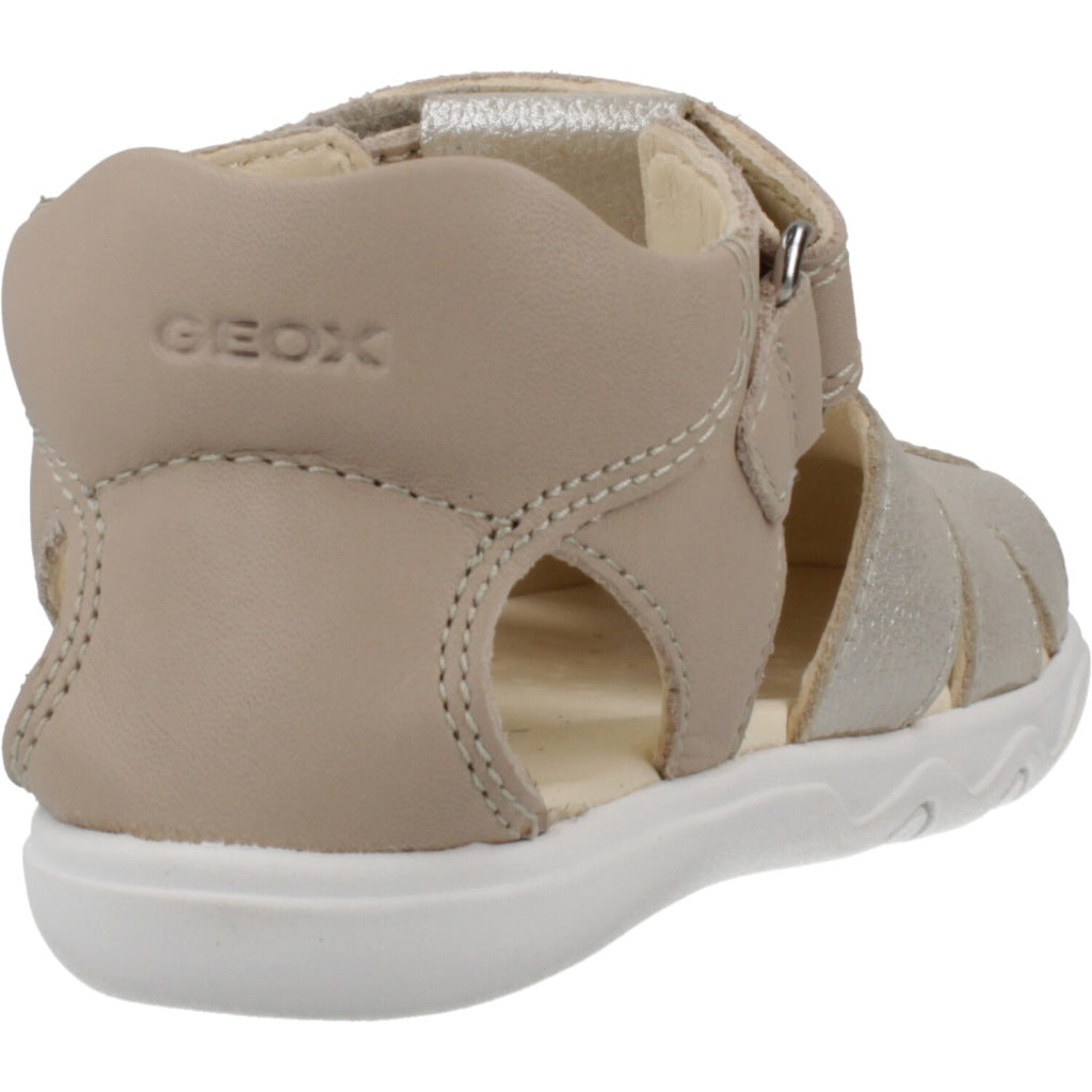 GEOX B SANDAL STEPPIEUP en color ORO (3)
