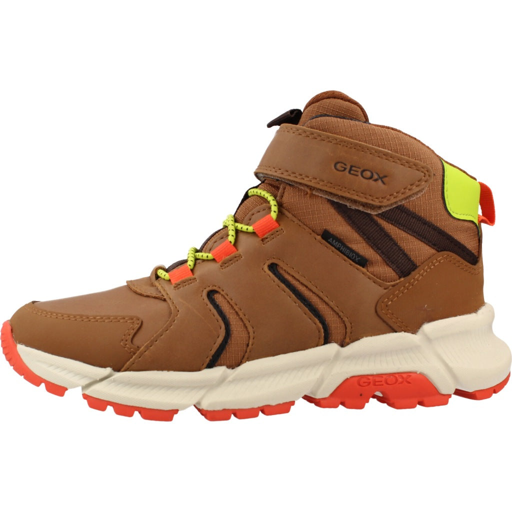 GEOX J FLEXYPER PLUS BOY en color MARRON (2)