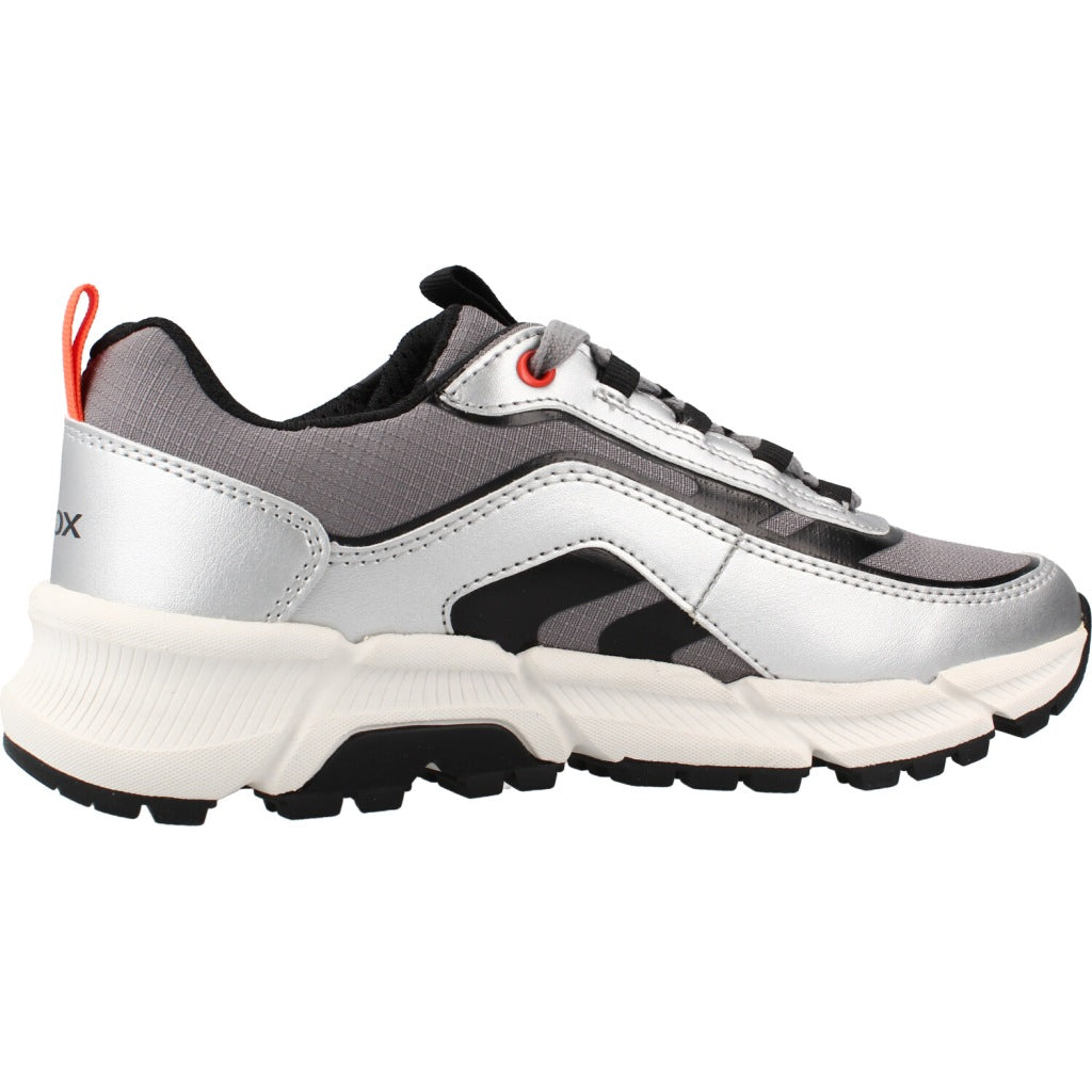 GEOX J FLEXYPER PLUS BOY en color PLATA (4)