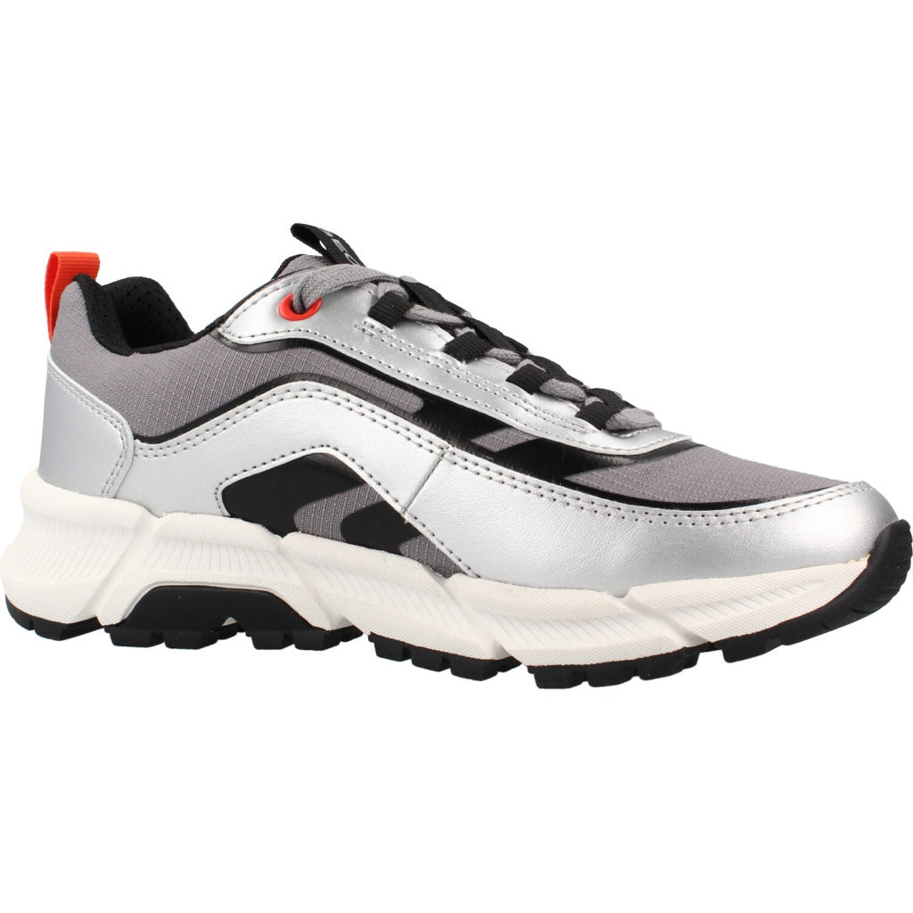 GEOX J FLEXYPER PLUS BOY en color PLATA (5)