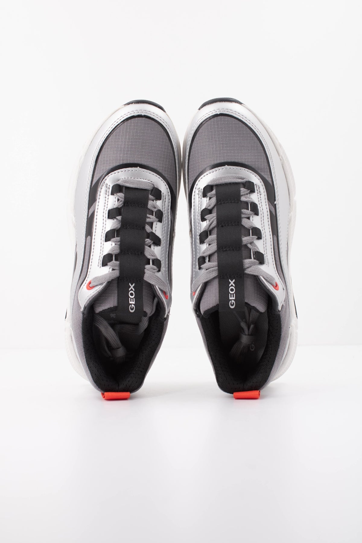 GEOX J FLEXYPER PLUS BOY en color PLATA (3)