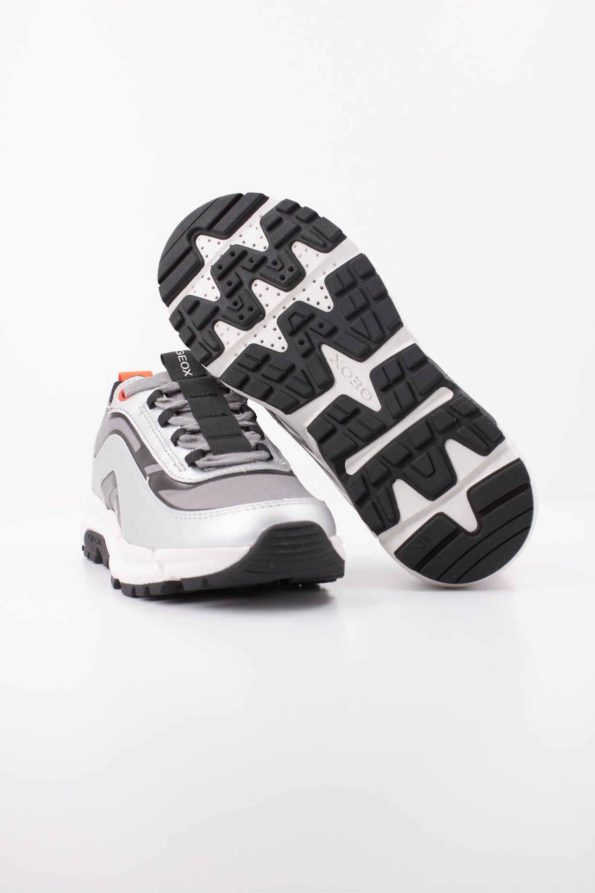 GEOX J FLEXYPER PLUS BOY en color PLATA (5)