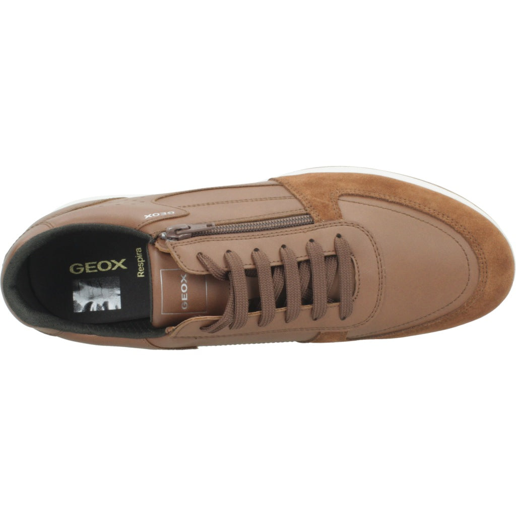 GEOX UHA BC en color MARRON CLARO (7)