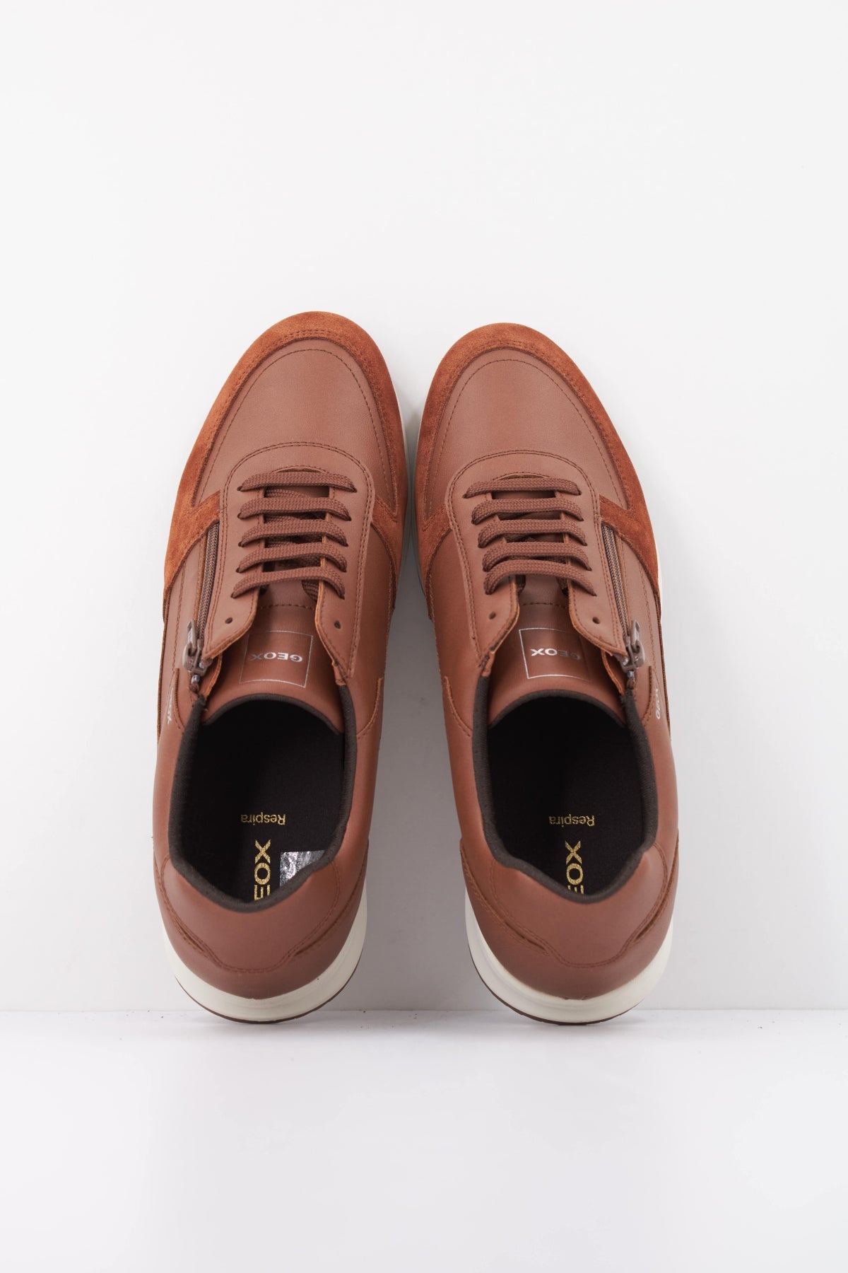 GEOX UHA BC en color MARRON CLARO (3)