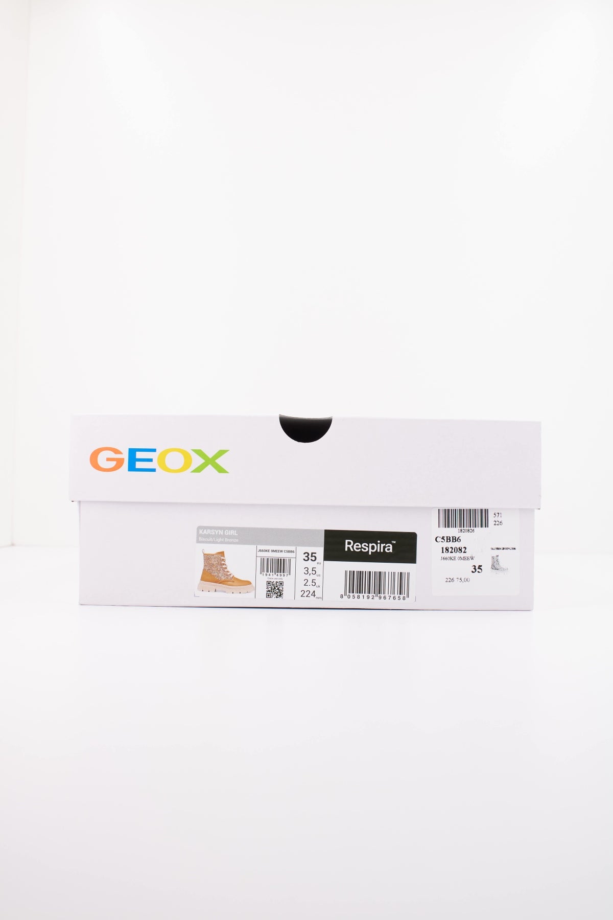 GEOX JKE MEEW J KARSYN en color MARRON CLARO (6)