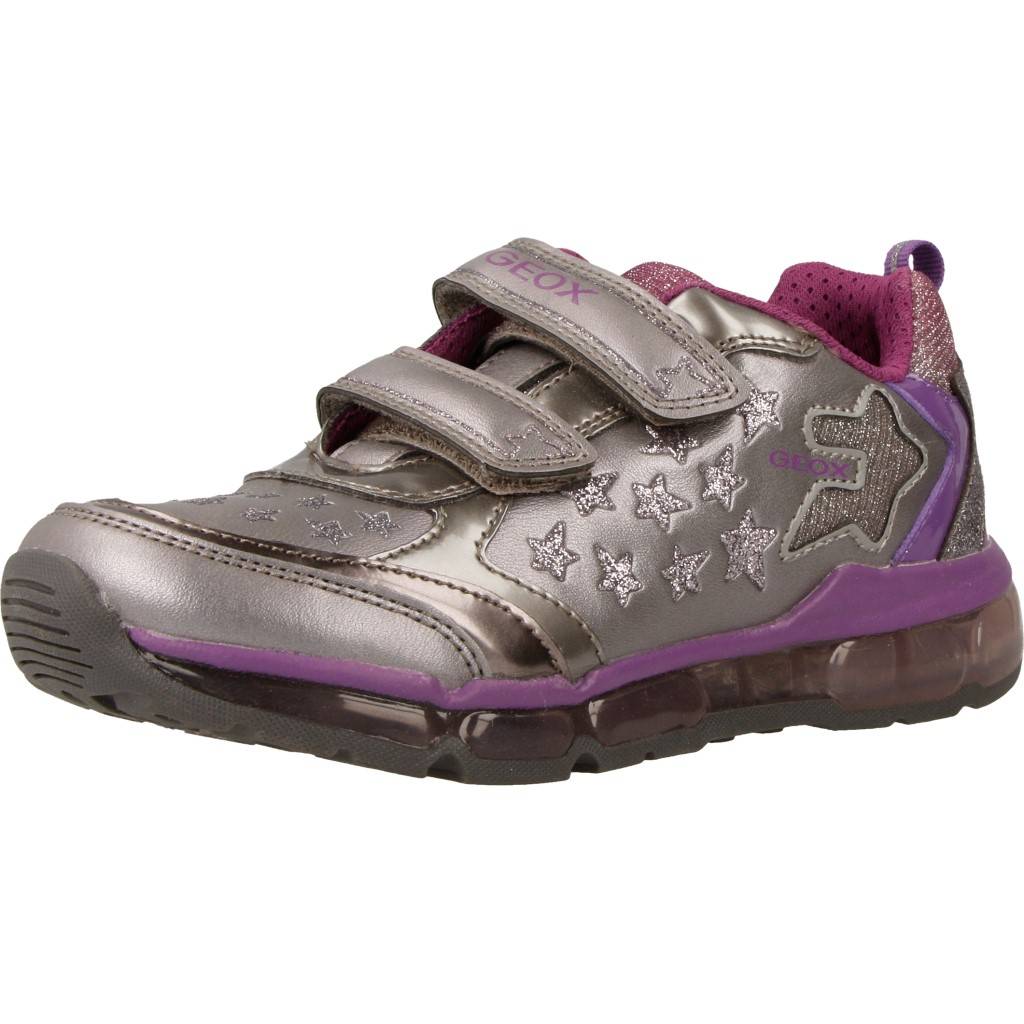 GEOX J ANDROID G con luces en color GRIS (1)