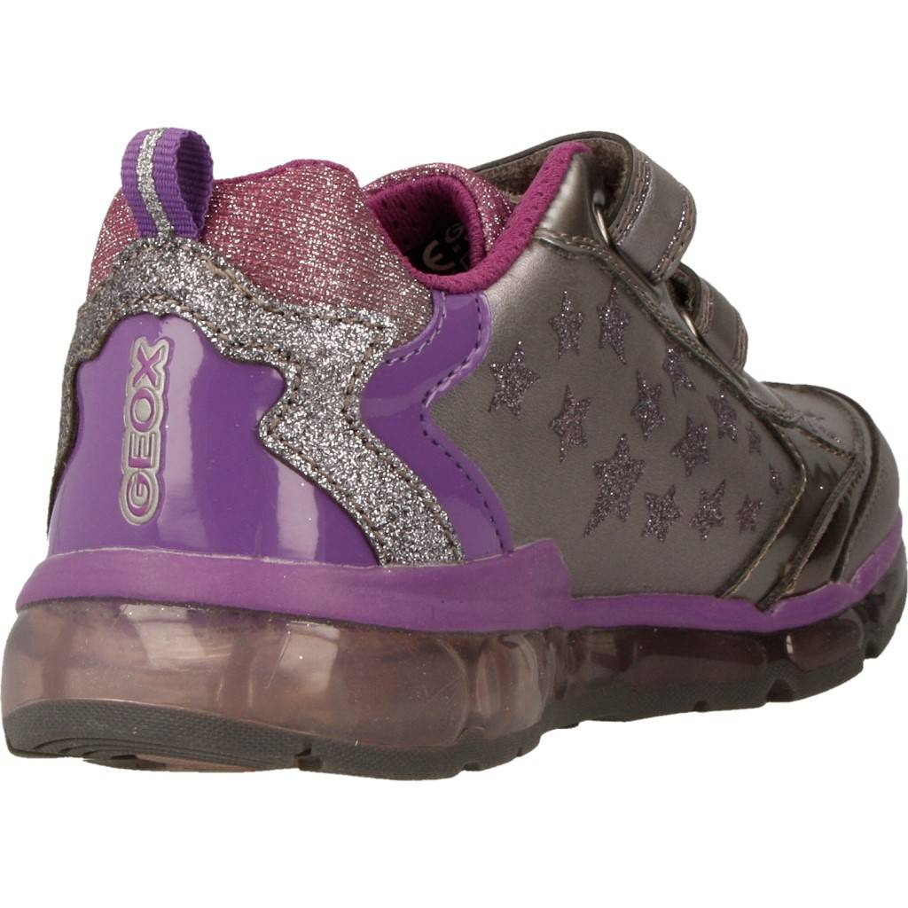 GEOX J ANDROID G con luces en color GRIS (3)