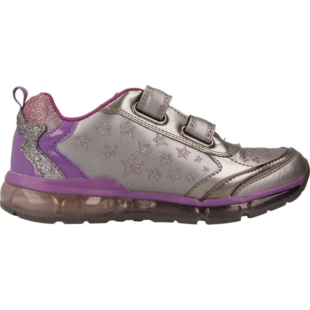 GEOX J ANDROID G con luces en color GRIS (4)