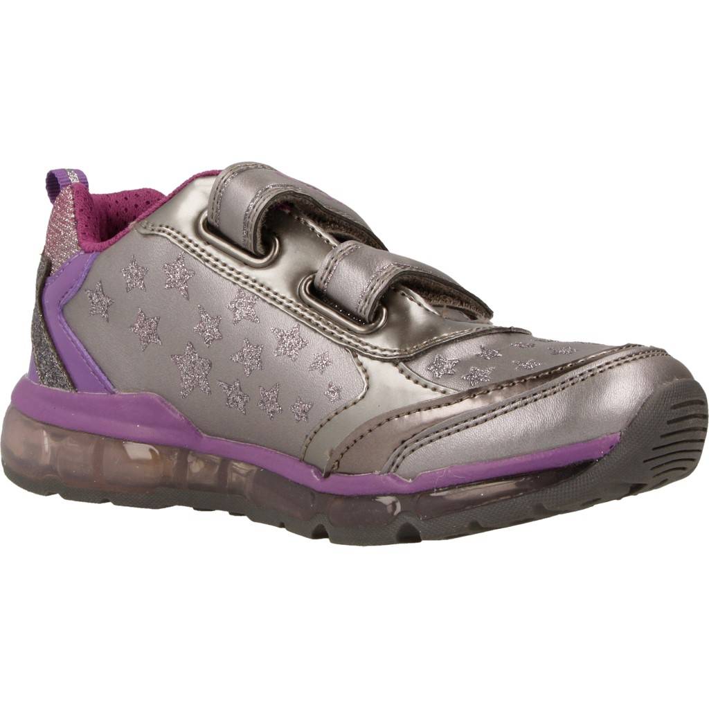 GEOX J ANDROID G con luces en color GRIS (5)