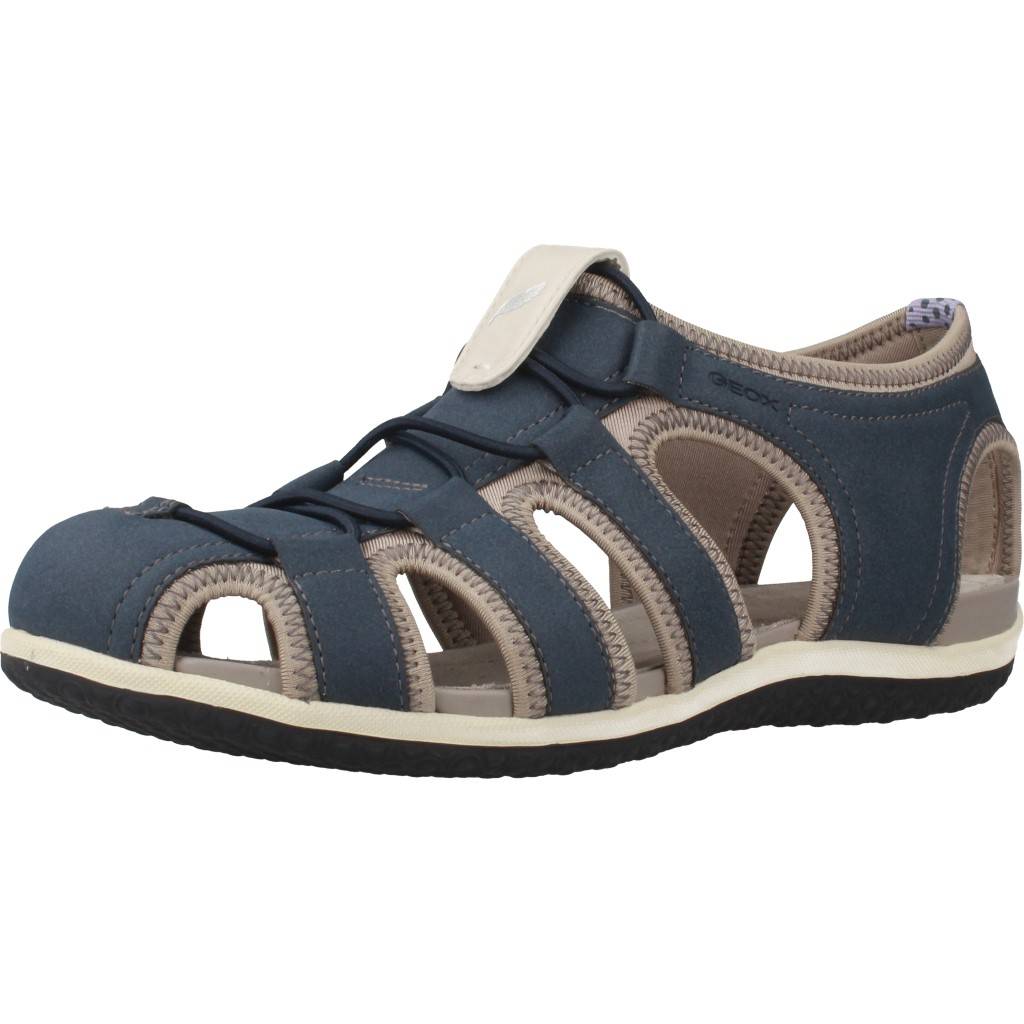 GEOX D SANDAL VEGA en color AZUL (1)