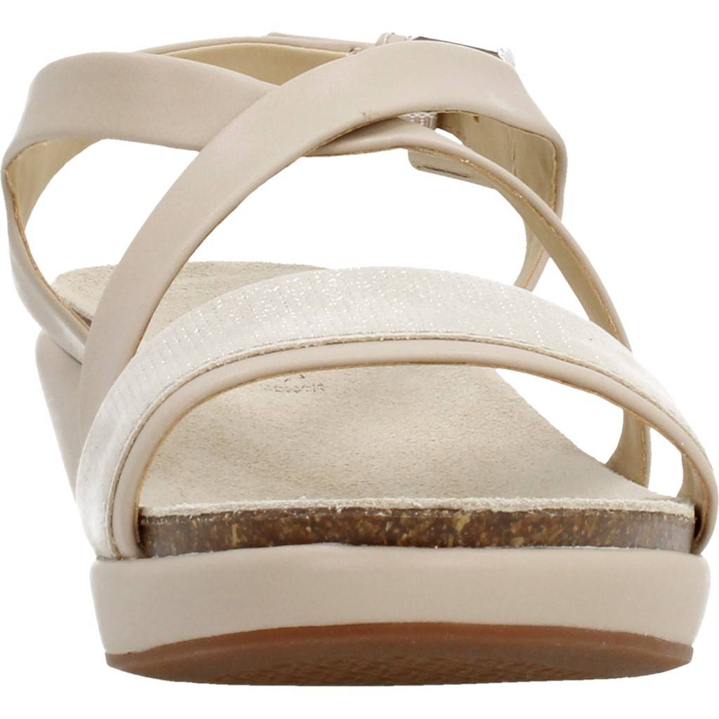 GEOX D ABBIE en color MARRON CLARO (6)