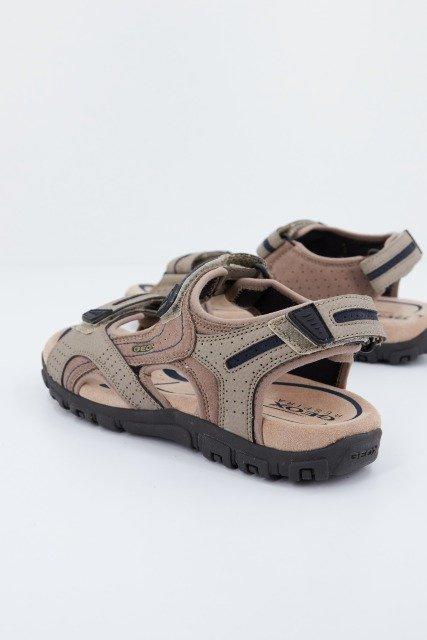 GEOX UOMO SANDAL STRADA en color MARRON CLARO (2)