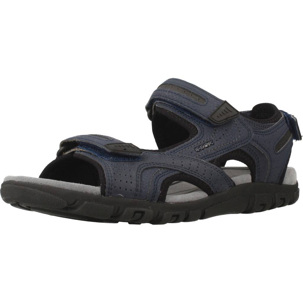 GEOX UOMO SANDAL STRADA en color AZUL (1)