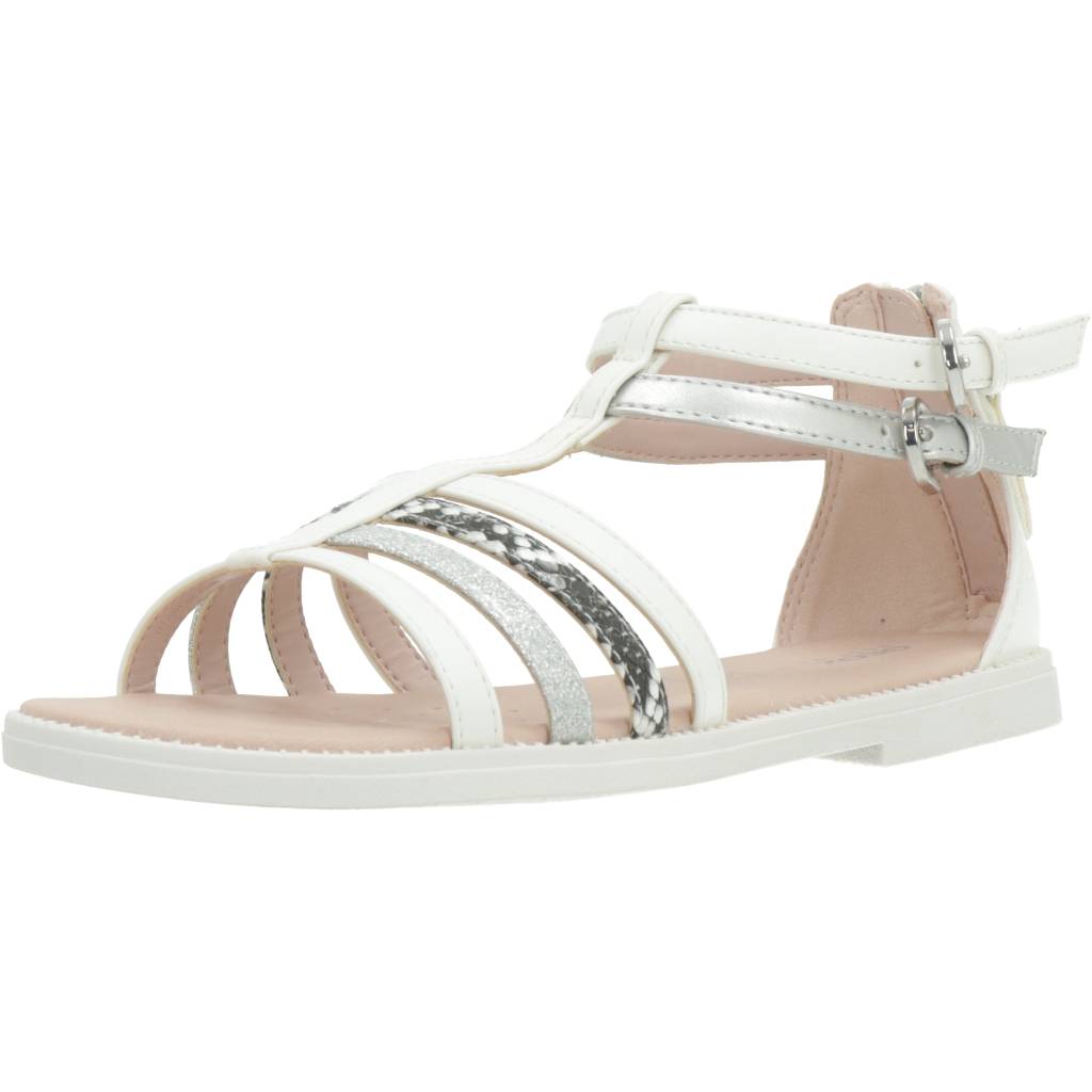 GEOX J SANDAL KARLY GIRL en color BLANCO (1)