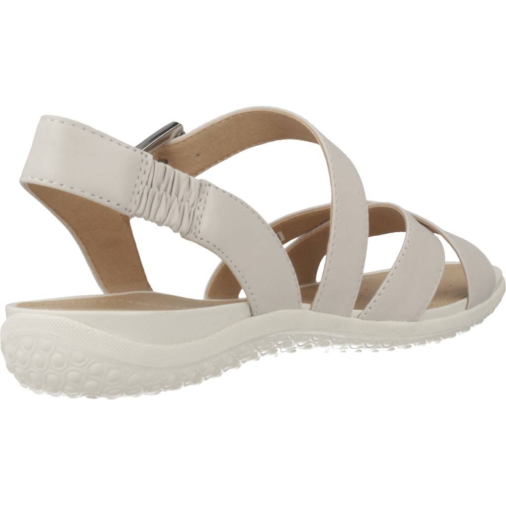 GEOX D SANDAL VEGA en color BLANCO (3)