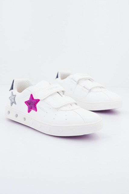GEOX J SKYLIN GIRL en color BLANCO (2)