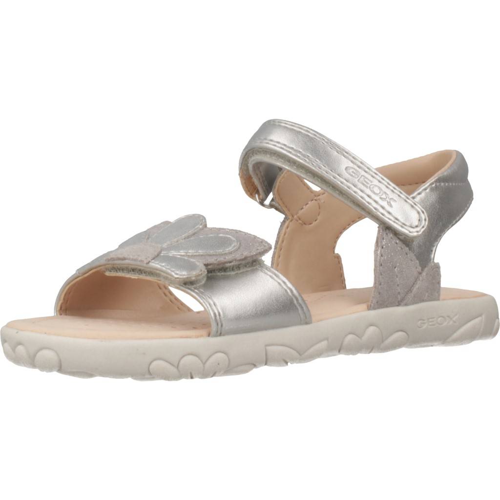 GEOX J SANDAL HAITI GIRL en color PLATA (1)