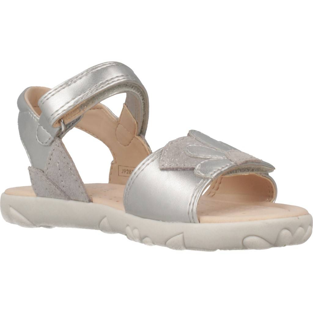 GEOX J SANDAL HAITI GIRL en color PLATA (5)