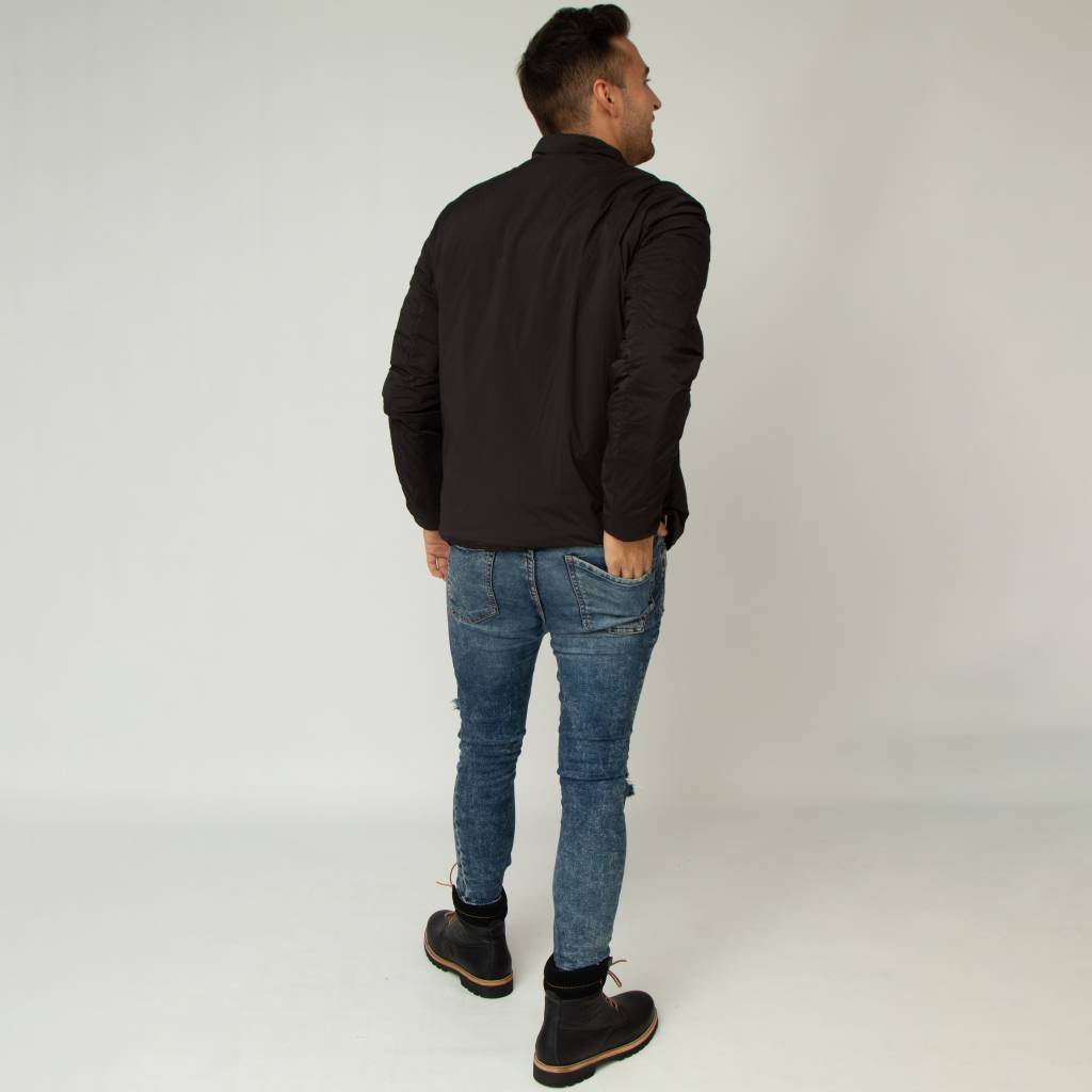 GEOX ABRIGO HOMBRE INVIERNO en color NEGRO (6)