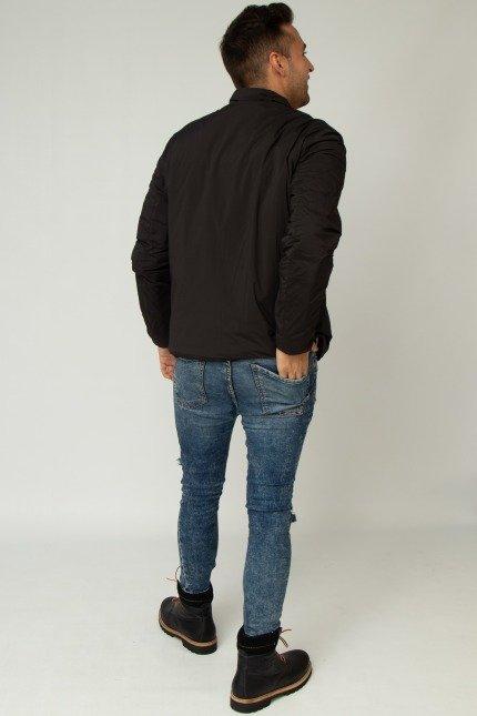 GEOX ABRIGO HOMBRE INVIERNO en color NEGRO (3)