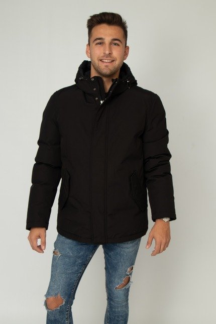 GEOX ABRIGO HOMBRE INVIERNO en color NEGRO (1)