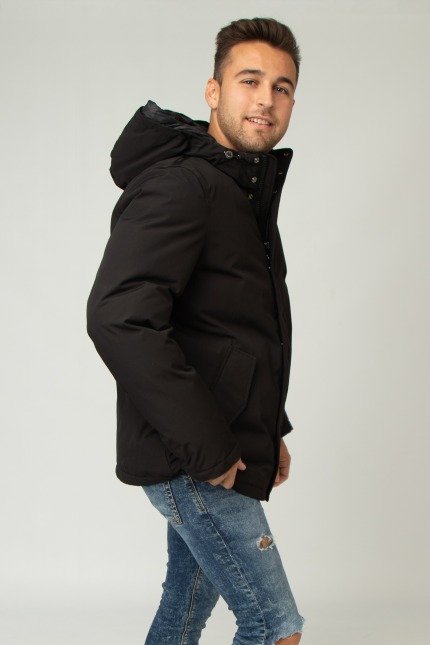GEOX ABRIGO HOMBRE INVIERNO en color NEGRO (3)