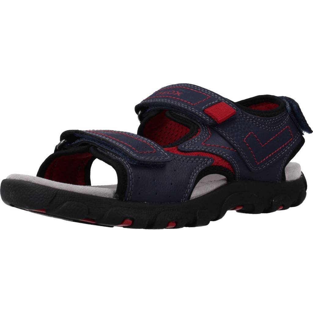GEOX JR SANDAL STRADA en color AZUL (1)
