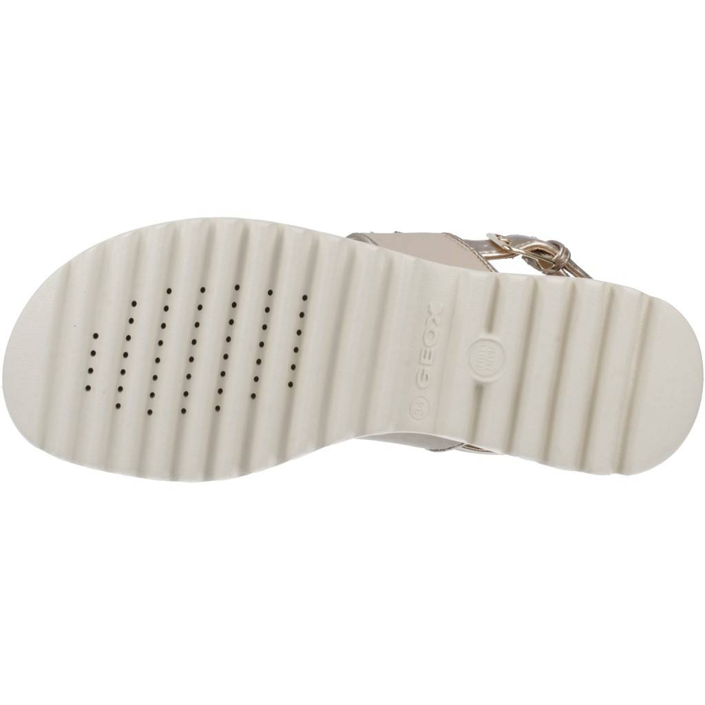 GEOX J SANDAL CORALIE GIR en color MARRON CLARO (6)