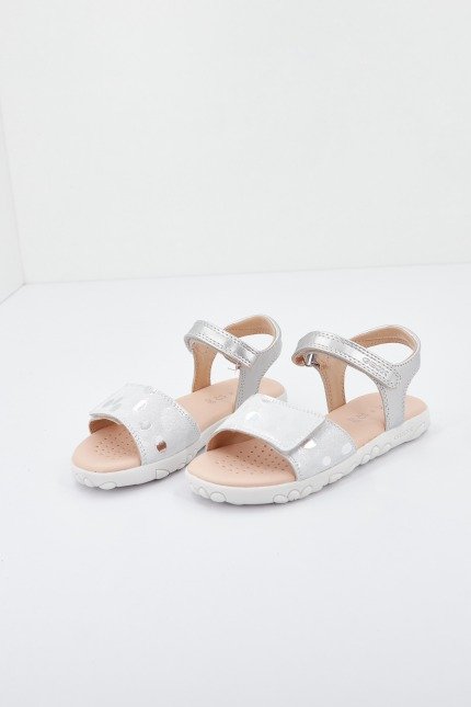 GEOX J SANDAL HAITI GIRL en color BLANCO (1)