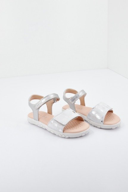 GEOX J SANDAL HAITI GIRL en color BLANCO (3)