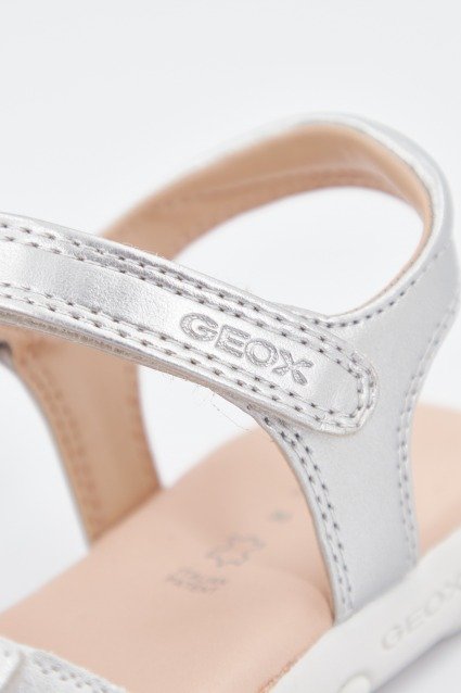 GEOX J SANDAL HAITI GIRL en color BLANCO (4)