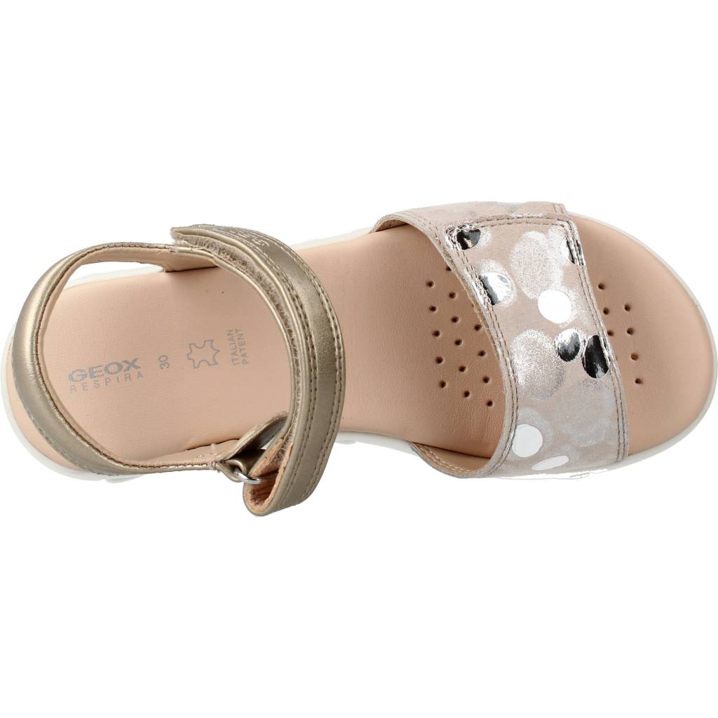 GEOX J SANDAL HAITI GIRL en color ORO (7)