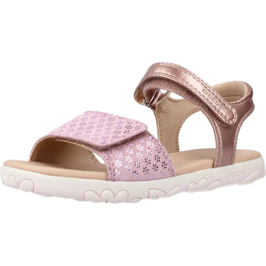 GEOX J SANDAL HAITI GIRL en color ROSA (1)