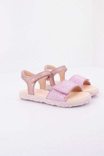 GEOX J SANDAL HAITI GIRL en color ROSA (1)