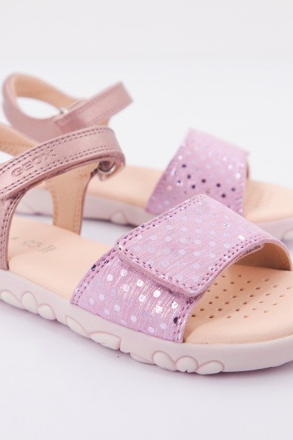 GEOX J SANDAL HAITI GIRL en color ROSA (4)