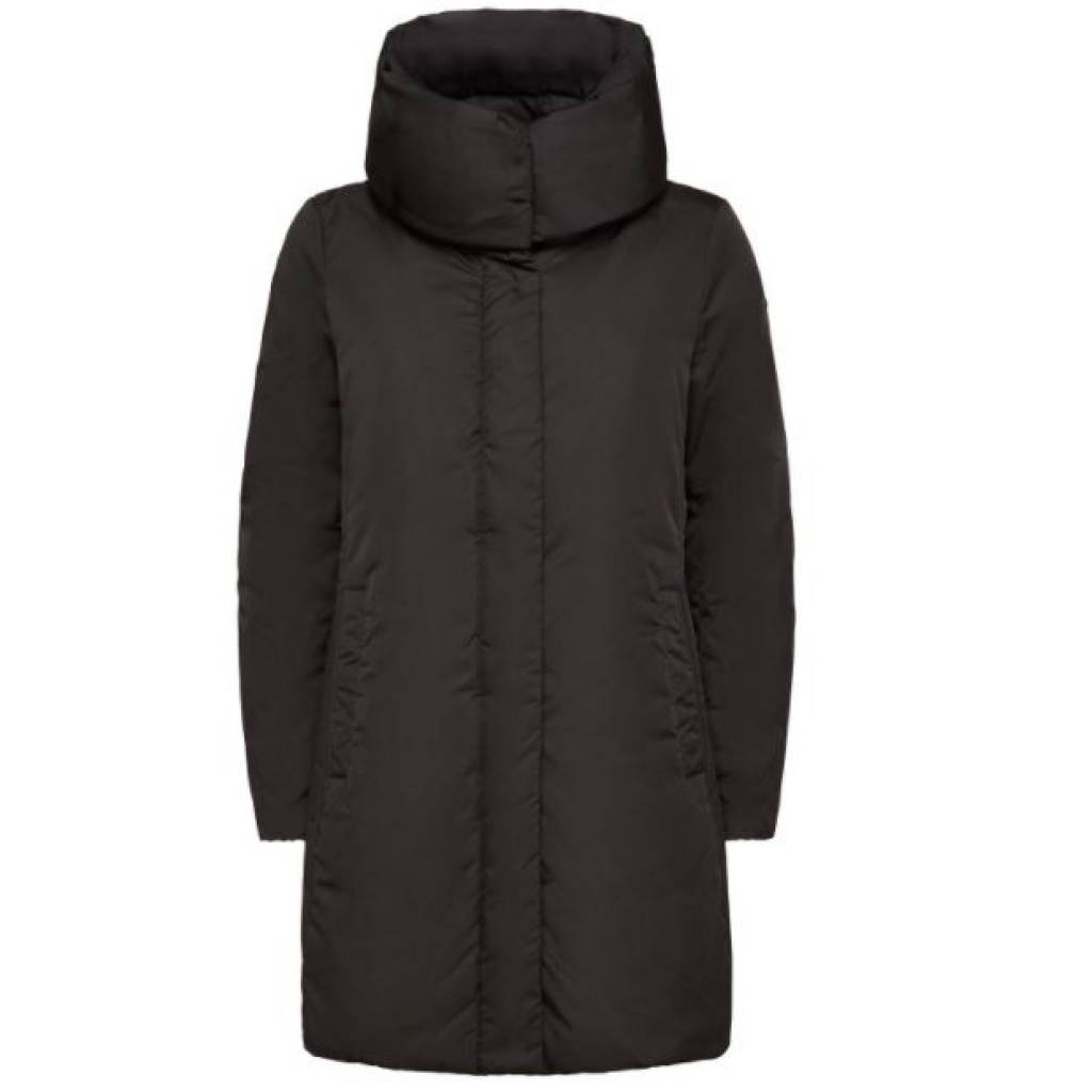 GEOX W KALINDA LONG JKT en color NEGRO (2)