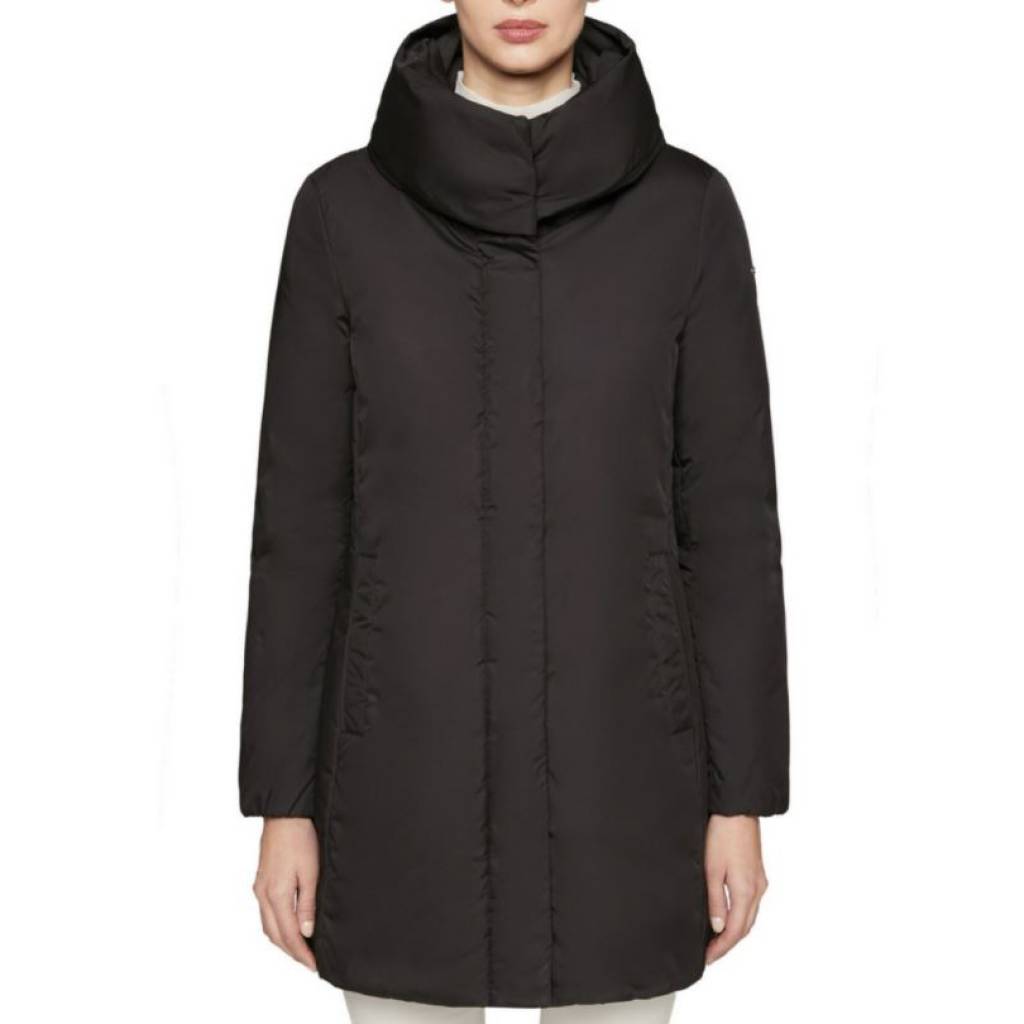 GEOX W KALINDA LONG JKT en color NEGRO (1)