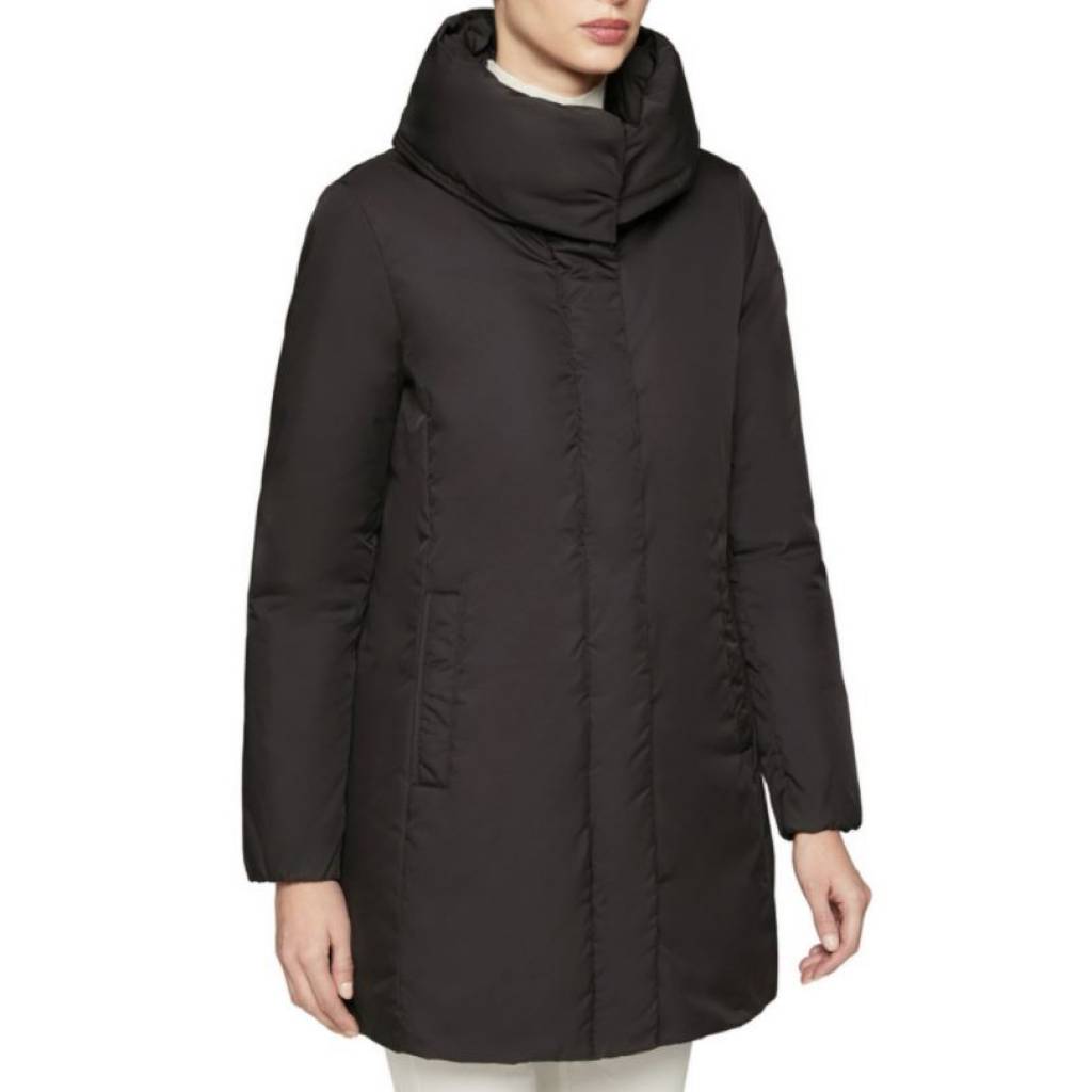 GEOX W KALINDA LONG JKT en color NEGRO (3)