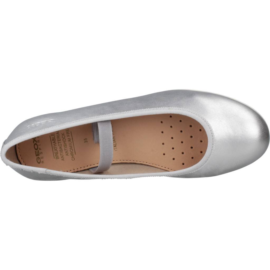 GEOX J PLIE' D en color PLATA (8)