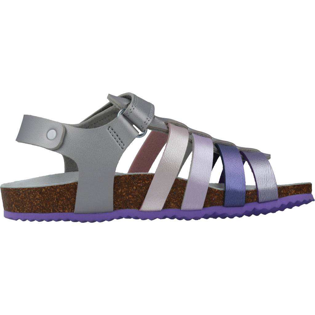 GEOX J NEW SANDAL ALOHA G en color PLATA (4)
